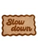 Kersten Badematte ''Slow Down'' in Beige/ Hellbraun - (L)50 x (B)80 cm