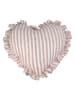 Kersten Kussen ''Heart'' crème/beige - (L)35 x (B)35 cm
