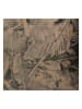 Kersten Kissen ''Leaves'' in Schwarz/ Hellbraun - (L)45 x (B)45 cm