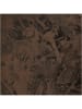Kersten Kissen ''Leaves'' in Schwarz/ Hellbraun - (L)45 x (B)45 cm