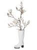 Kersten Vase ''Boot'' in Weiß - (B)19 x (H)35 x (T)8 cm