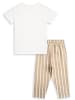Denokids 2-delige outfit crème/beige
