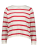 Pepe Jeans Pullover in Weiß/ Rot