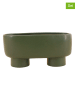 Ornami 2er-Set: Blumentöpfe in Grün - (B)20 x (H)8 x (T)9,5 cm
