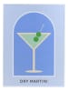 Ornami Ingelijste kunstdruk ''Dry Martini'' - (L)40 x (B)30 cm