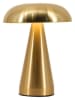 Ornami LED-Tischleuchte ''Mushroom'' in Gold - (H)20,5 x Ø 15,5 cm