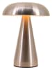 Ornami LED-Tischleuchte ''Mushroom'' in Silber - (H)20,5 x Ø 15,5 cm