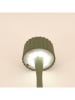 Ornami LED-Tischleuchte ''Wave'' in Grün - (H)27 x Ø 11 cm