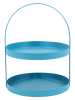 Ornami Etagere in Blau - (H)27,5 x Ø 22,5 cm