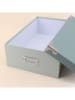 Ornami 6er-Set: Aufbewahrungsboxen in Hellblau
