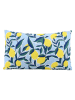 Ornami Poduszka outdoorowa "Villa" w kolorze błękitno-żółtym - 30 x 50 cm