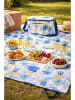 Ornami Picknickdecke in Blau - (L)140 x (B)140 cm