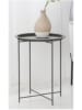 Ornami Beistelltisch in Schwarz - (H)50 x Ø 47 cm