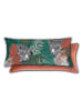 Ornami Kissen ''Anouch'' in Grün/ Hellbraun - (L)30 x (B)70 cm