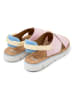 Camper Leder-Sandalen in Rosa