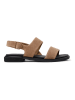 Camper Leder-Sandalen in Hellbraun