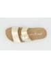 Paul Green Leren slippers beige