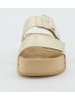 Paul Green Leren slippers beige