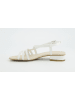 Paul Green Leren haksandalen wit