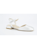Paul Green Leren slingballerina's zilverkleurig
