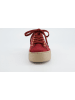 Paul Green Leder-Sneakers in Bordeaux