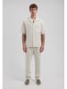 DSTREZZED Leinen-Hemd in Creme