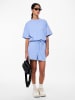 Pieces Sweatshorts "Pcchilli" in Hellblau
