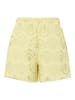 Pieces Shorts "Pcvilde" in Gelb