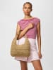 Pieces Schultertasche in Beige - (B)38 x (H)25 x (T)7 cm
