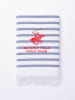 Beverly Hills Polo Club Fouta w kolorze biało-niebieskim