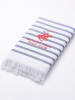 Beverly Hills Polo Club Fouta in Weiß/ Blau