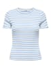 JDY Shirt in Hellblau/ Weiß