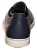 Ecco Skórzane sneakersy "Leisure" w kolorze granatowym