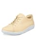 Ecco Skórzane sneakersy  "Soft 2.0" w kolorze żółtym