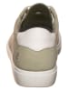 Ecco Leder-Sneakers "Classic" in Khaki/ Weiß