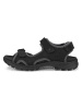 Ecco Leren wandelsandalen "Hike" zwart