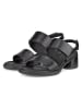 Ecco Leren haksandalen "Sculpted" zwart