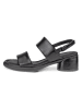 Ecco Leren haksandalen "Sculpted" zwart
