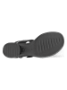 Ecco Leren haksandalen "Sculpted" zwart