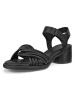 Ecco Leren haksandalen "Sculpted" zwart