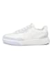 Ecco Leren sneakers "Street Court" wit/lichtblauw