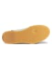 Ecco Leren sneakers "Street Court" wit/zwart/geel