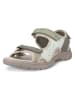 Ecco Leren wandelsandalen "Onroads" kaki