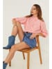 Fleur de Lin Bluse in Rot