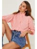 Fleur de Lin Bluse in Rot