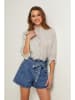 Fleur de Lin Bluse in Beige