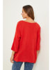 Fleur de Lin Bluse "Baronne" in Rot