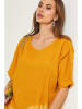 Fleur de Lin Bluse in Gelb