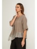 Fleur de Lin Bluse in Beige