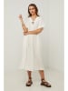 Fleur de Lin Kleid in Creme